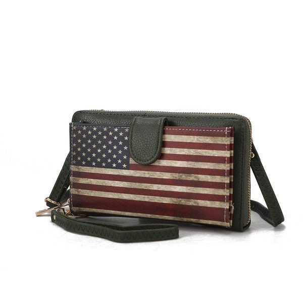 USA Wallet FLAG Crossbody - KIOKO