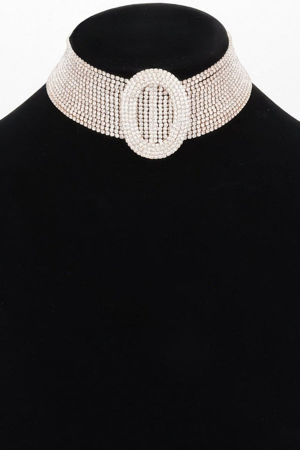 Vairagi Rhinestone Necklace - KIOKO