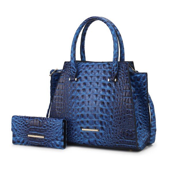 Viridiana Croc - Embossed Tote Bag - KIOKO
