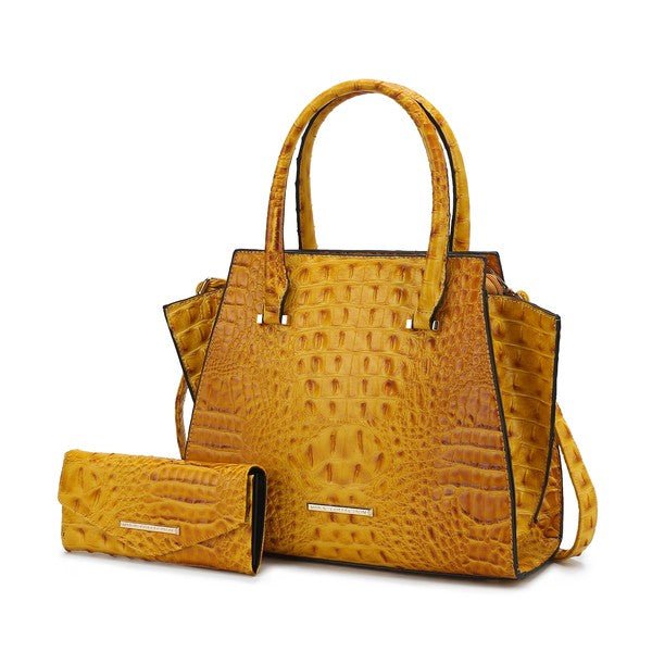 Viridiana Croc - Embossed Tote Bag - KIOKO