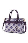 Vivian Plaid Satchel Bag - KIOKO