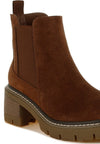 Vostok Suede Chunky Chelsea Boots - KIOKO