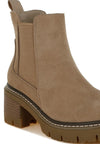 Vostok Suede Chunky Chelsea Boots - KIOKO