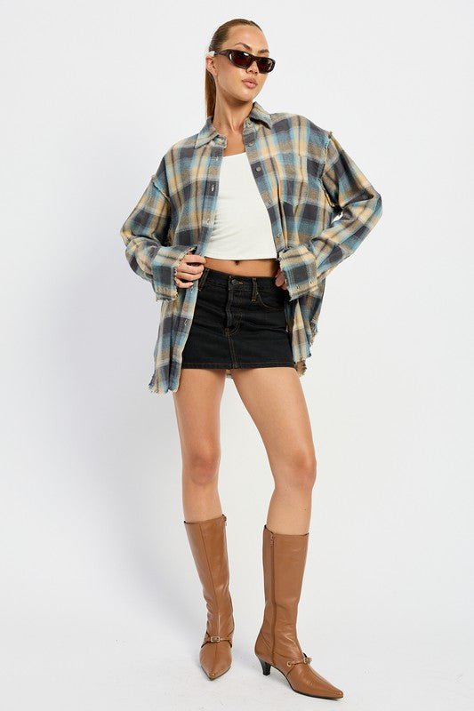 West Coast Deep Flannel Shirt - KIOKO