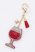 Wine Glass Crystal Keychain - KIOKO