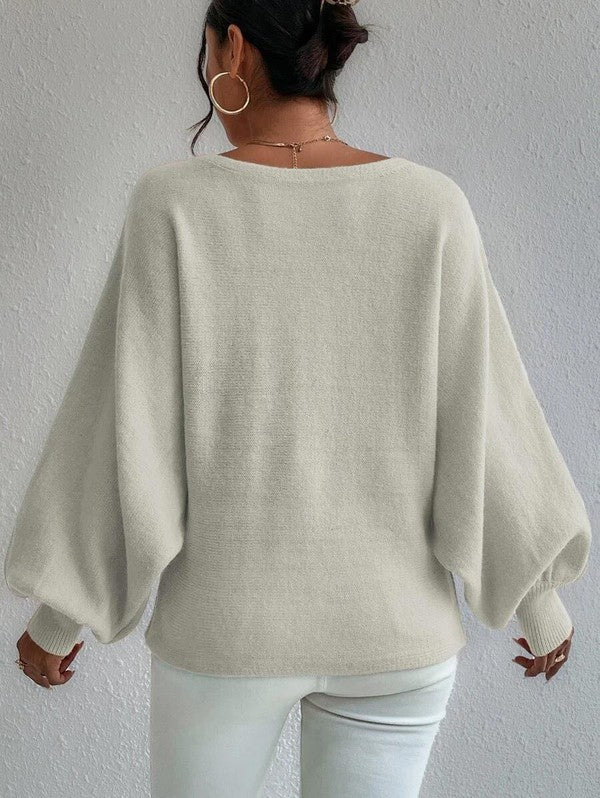 xTRA Rebel Ballon Sleeve Sweater - KIOKO