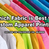 Pros & Cons Of Fabric Type For Custom Apparel Printing - KIOKO