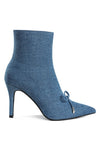 Angelina Ankle Boot — Denim