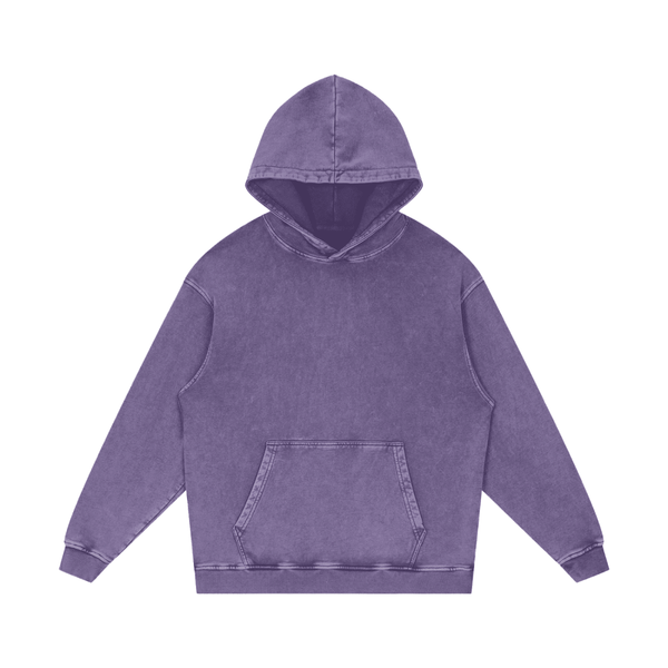 Block Season Snow Washed Hoodie - KIOKO