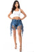 Fray Play Denim Shorts