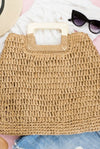 Oversized Straw Tote - KIOKO