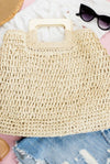 Oversized Straw Tote - KIOKO