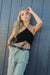 Lace - Up Halter Knit Bralette - KIOKO