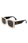 Square Retro Flat Top Fashion Sunglasses - KIOKO