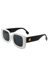 Square Retro Flat Top Fashion Sunglasses - KIOKO