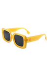 Square Retro Flat Top Fashion Sunglasses - KIOKO