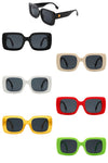 Square Retro Flat Top Fashion Sunglasses - KIOKO