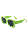 Square Retro Flat Top Fashion Sunglasses - KIOKO