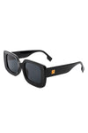 Square Retro Flat Top Fashion Sunglasses - KIOKO