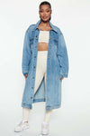 SEXY DENIM JACKET DRESS - KIOKO