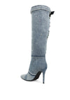 Sitarah Stonned Denim Boots