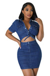 Show That Mid Denim Dress