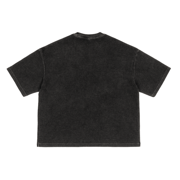 Out Of Bounds Waffle Boxy Tee - KIOKO