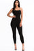 So Cinched Criss-Cross Open Back Jumpsuit