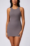 Traces Wrap Active Mini Dress