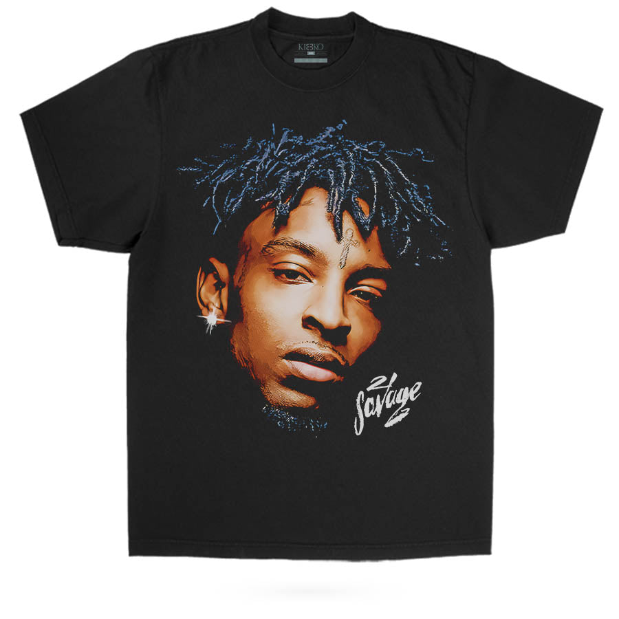 21 Savage Big Face Graphic Tee