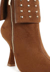 Drama Embellished Foldover Boots