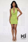2AM In Paris Cowl Neck Mini Dress - KIOKO