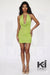 2AM In Paris Cowl Neck Mini Dress - KIOKO