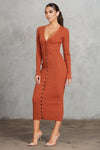 East Blvd Ribbed Midi Dress