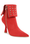 Drama Embellished Foldover Boots