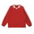 Dean's List Contrast Striped Lapel Collar Sweatshirt