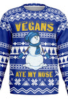 Vegans ate my Nose Funny Christmas Sweater - KIOKO