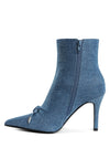 Angelina Ankle Boot — Denim