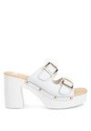 Tracey Faux Leather Sandals