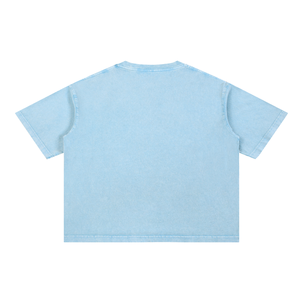 Throwback Mineral Wash Boxy Cotton T-Shirt