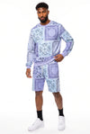 Crenshaw Paisley Bandana Shorts
