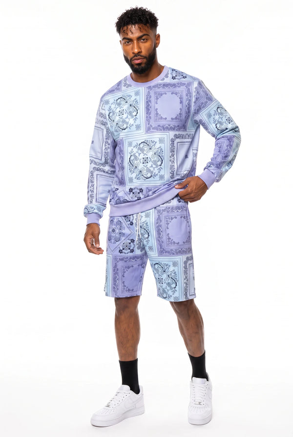 Crenshaw Paisley Bandana Shorts