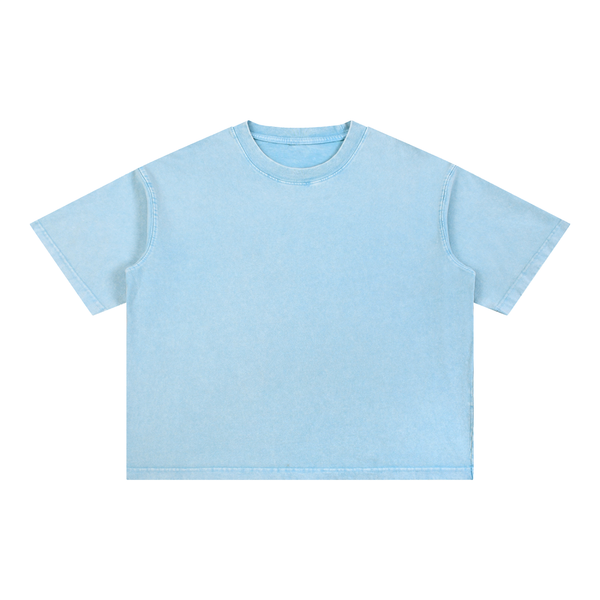 Throwback Mineral Wash Boxy Cotton T-Shirt