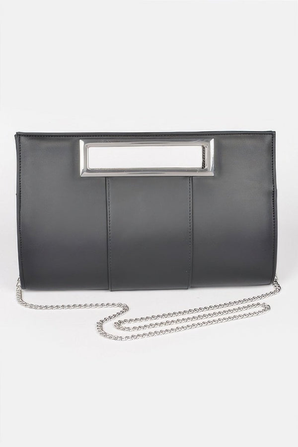 All The Drip Faux Leather Handle Clutch - KIOKO