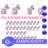 Alphabet Cat Bundle Embroidery File - KIOKO