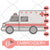 Ambulance Embroidery File - KIOKO