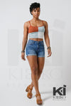 Boho Vibes Color Block Crop Top - KIOKO