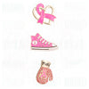 Breast Cancer Gold Boxing Glove Lapel Set