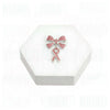 Breast Cancer Pink Ribbon Silver Brooch