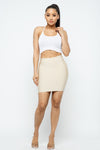 Crème De La Bandage Skirt